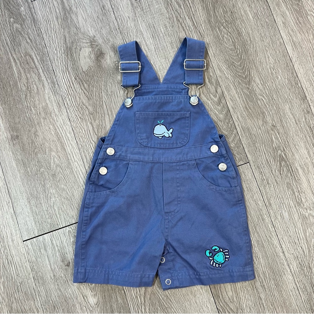 Vintage 90’s Sesame Street CTW Blue Overalls with Animal Embroidery Vtg